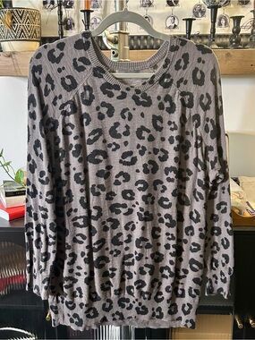Torrid Leopard Light Weight Sweater